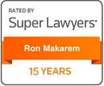  Super Lawyers Ron Markarem 15 years